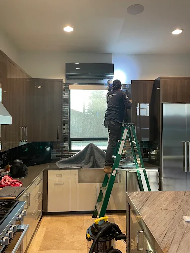 Servicio de limpieza de campana de cocina comercial restaurante San Antonio